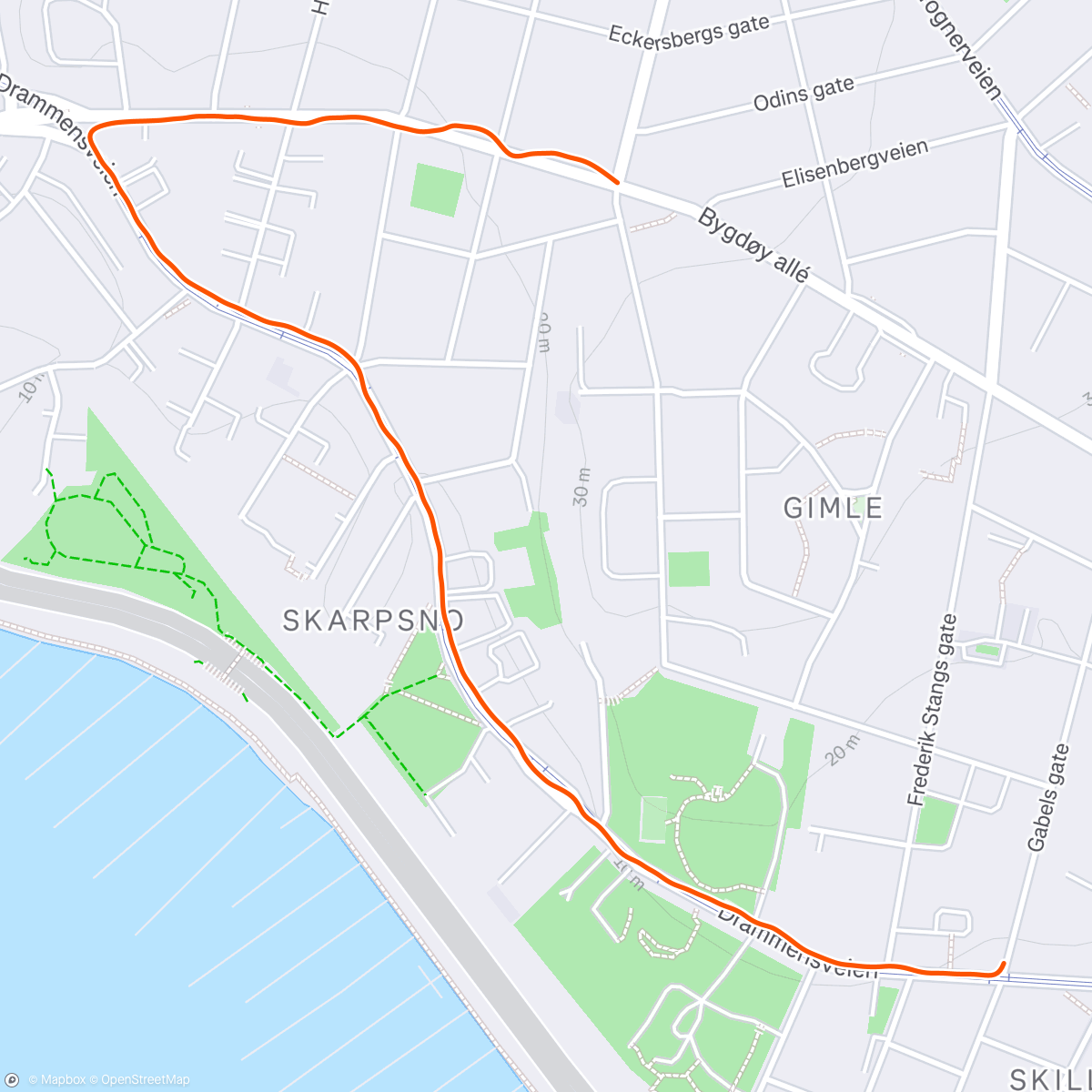 Map of the activity, Injury-free running: Episode 01