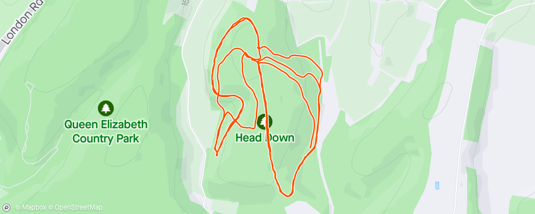 Map of the activity, Southern Enduro RD1
