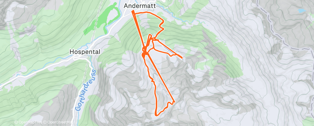 Mappa dell'attività Morning Alpine Ski