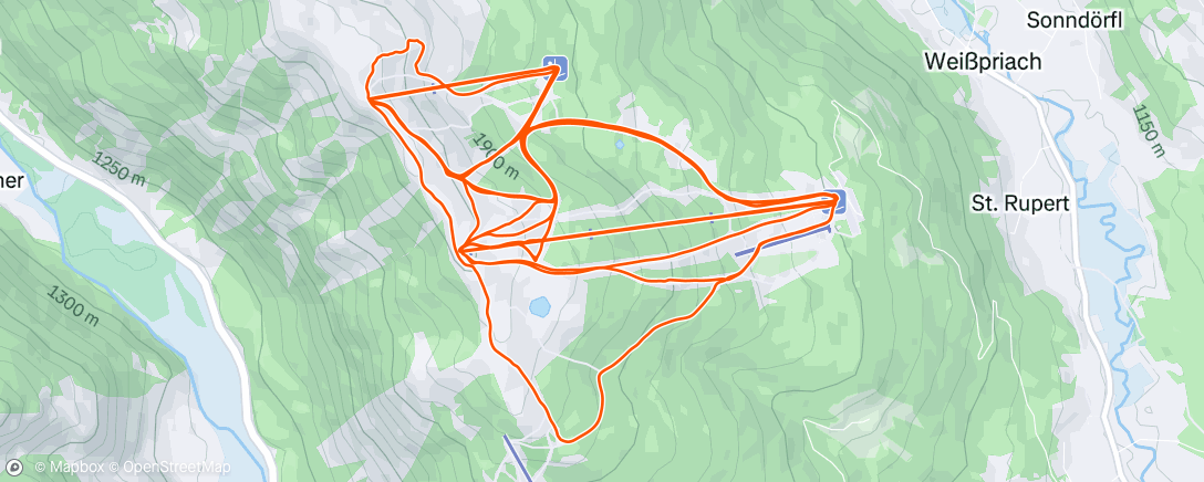 Map of the activity, Fanningberg