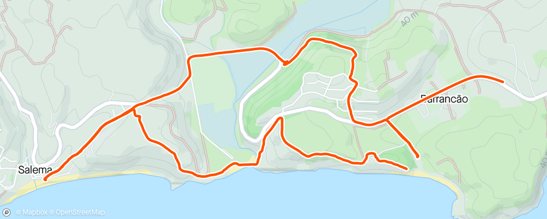 Map of the activity, Morning Walk forgot to press stop!🤦‍♂️