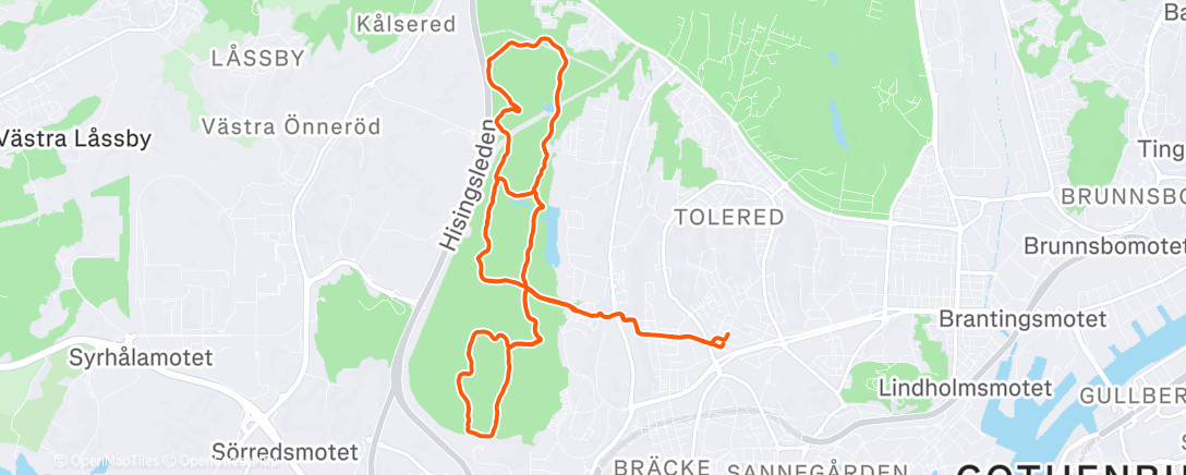 Map of the activity, Distans