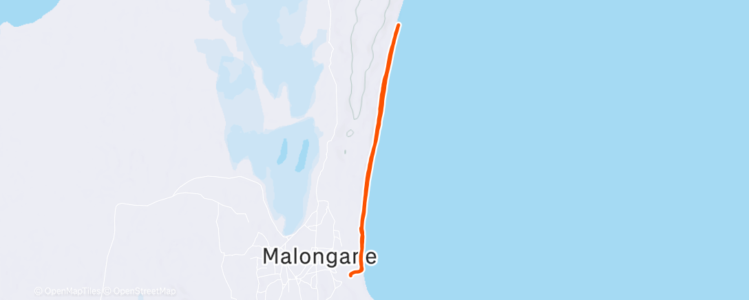 Карта физической активности (Afternoon Run)