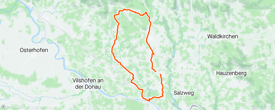 Map of the activity, Road