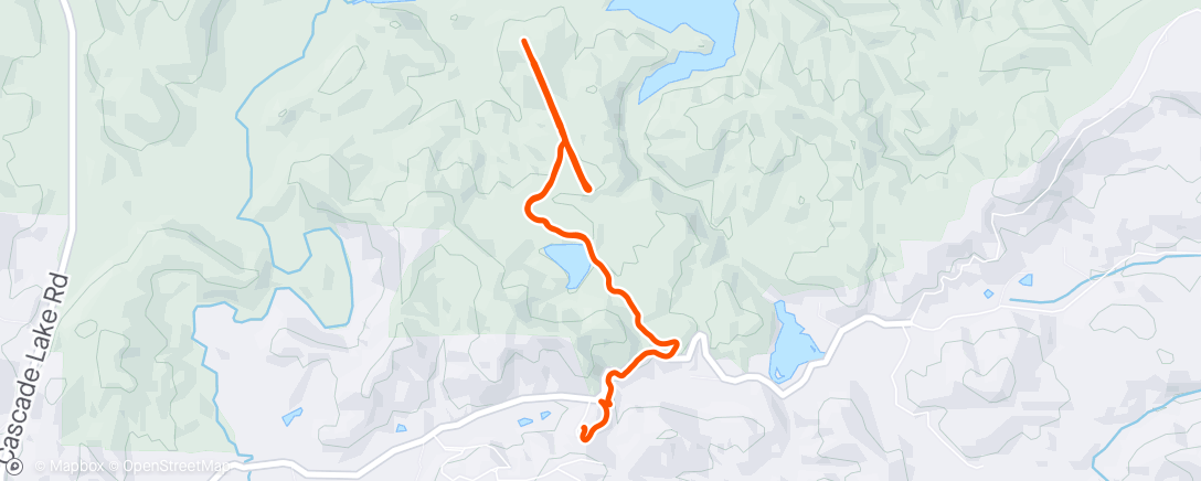 Map of the activity, Afternoon Ride - Xert