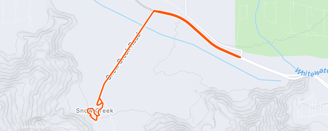 Карта физической активности (Morning Ride)