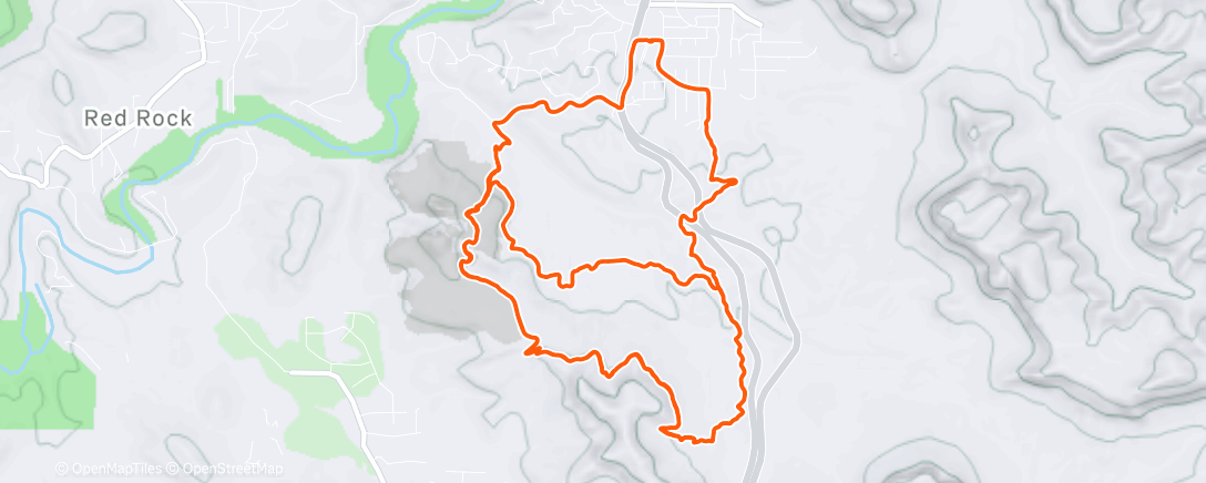 Map of the activity, Afternoon Ride