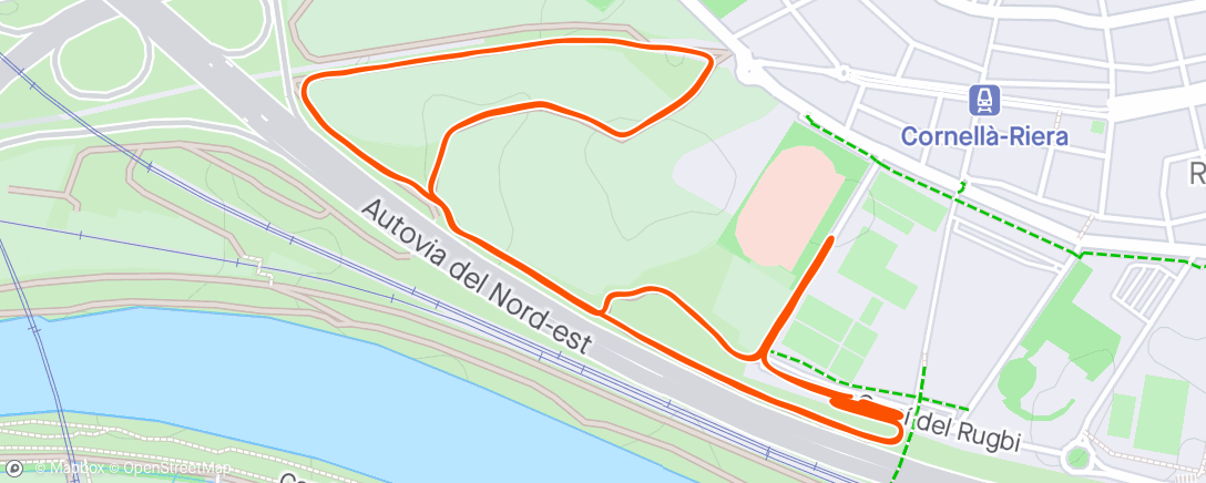 Map of the activity, Marató per Equips - 6é Relleu KMSxELA TeamELA