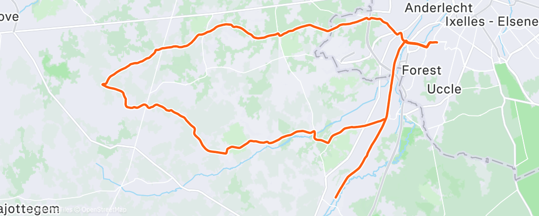 Map of the activity, Namiddagrit