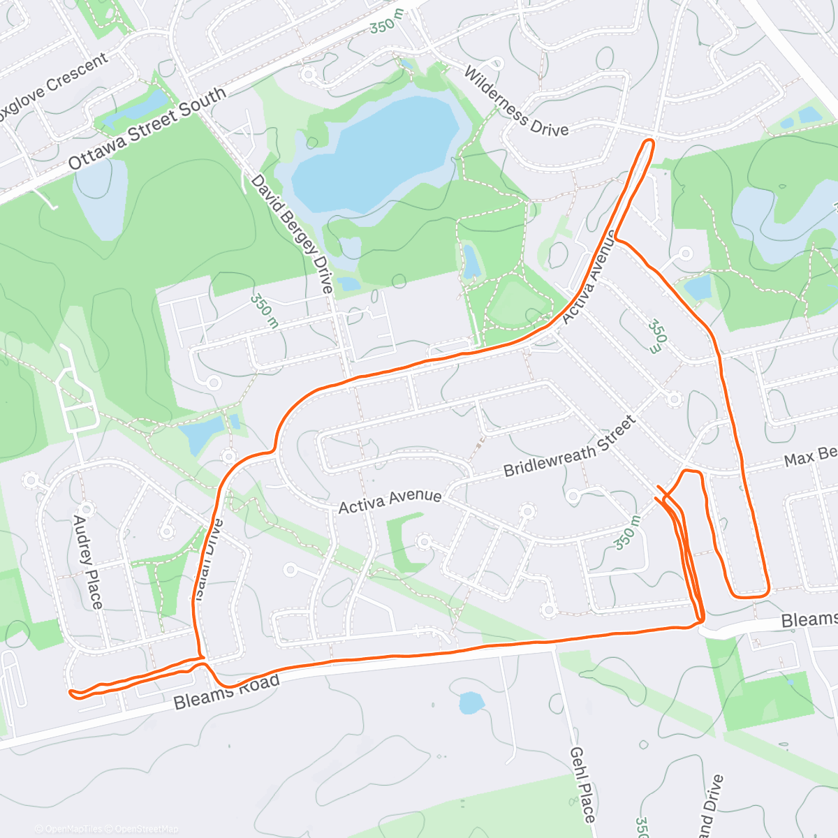 Map of the activity, Everything is frozen! 🧊🥶