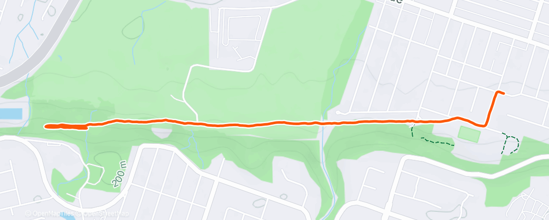 Map of the activity, Lunch Walk