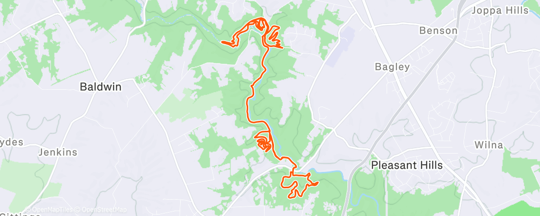 Map of the activity, Morning E-Mountain Bike Ride