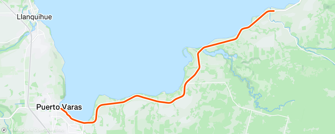 Map of the activity, ROUVY - Challenge Puerto Varas