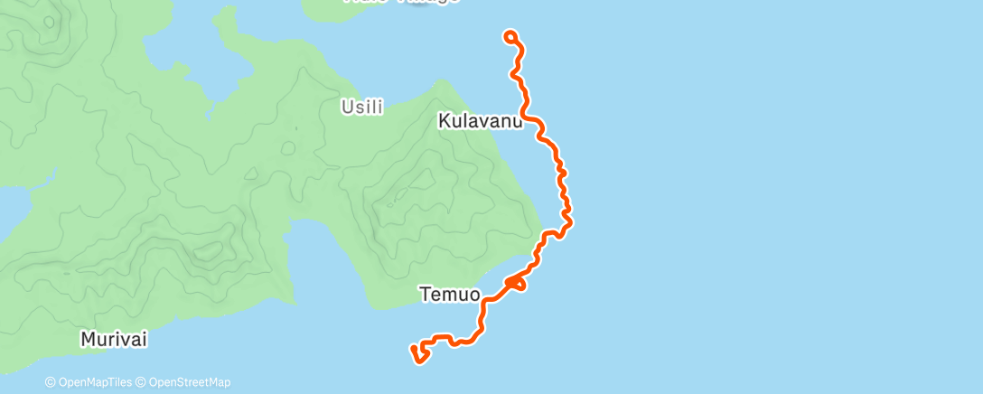 Map of the activity, Zwift - Southern Coast Cruise in Watopia
