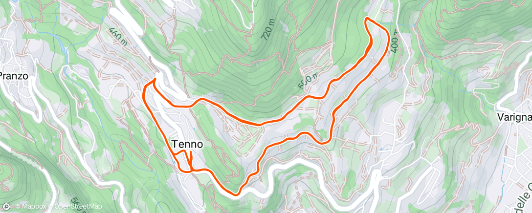 Карта физической активности (Corsa mattutina)