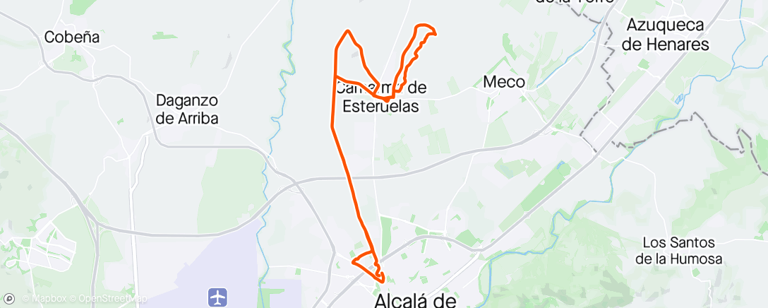 「Alcalá - Camarma」活動的地圖