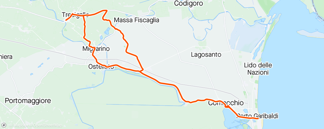 Map of the activity, Giro 32/2024