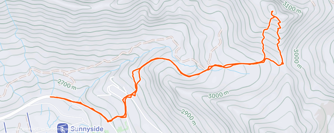 Map of the activity, Day 3- grizzle to black bess putz aboot