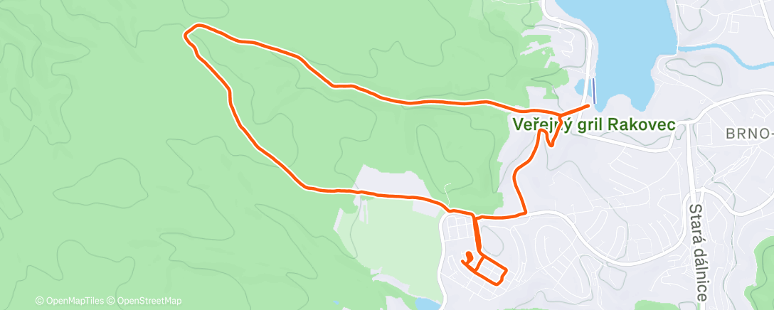 Map of the activity, Svižnější R U N pro KOM 😎