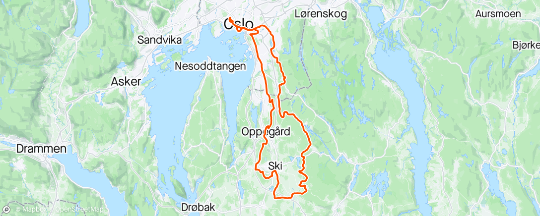 「Gravlund og gravel」活動的地圖