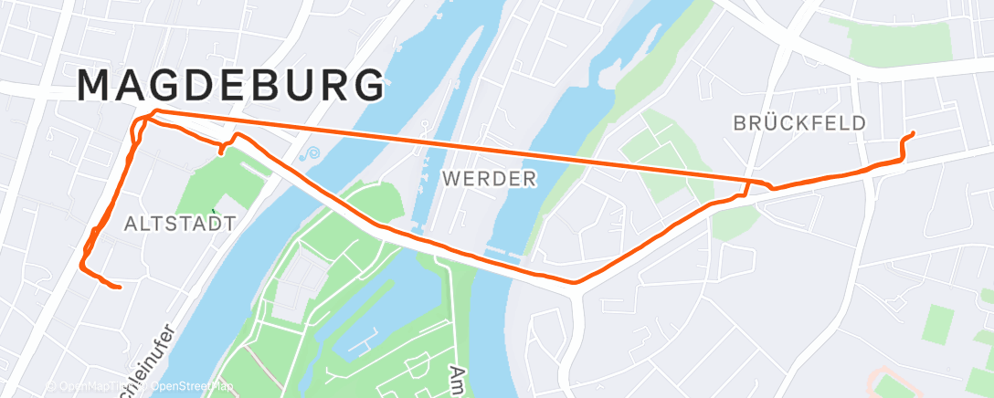 Карта физической активности (afternoon walk)