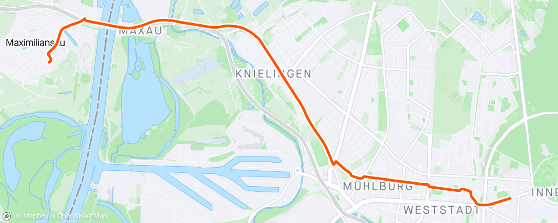 Mapa da atividade, Radfahren