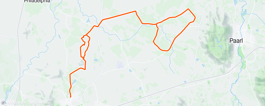 Map of the activity, Durbie Dash Gravel 50 Miler final route recce