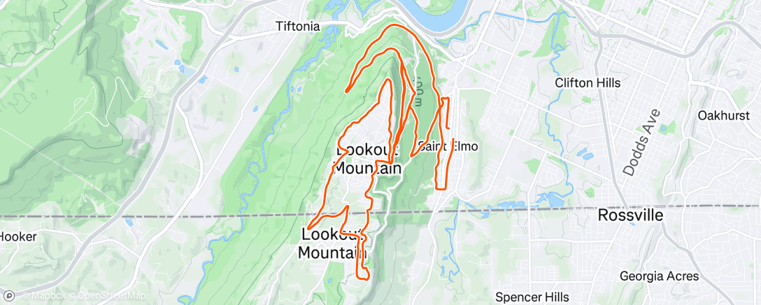 Map of the activity, Afternoon Gravel Ride