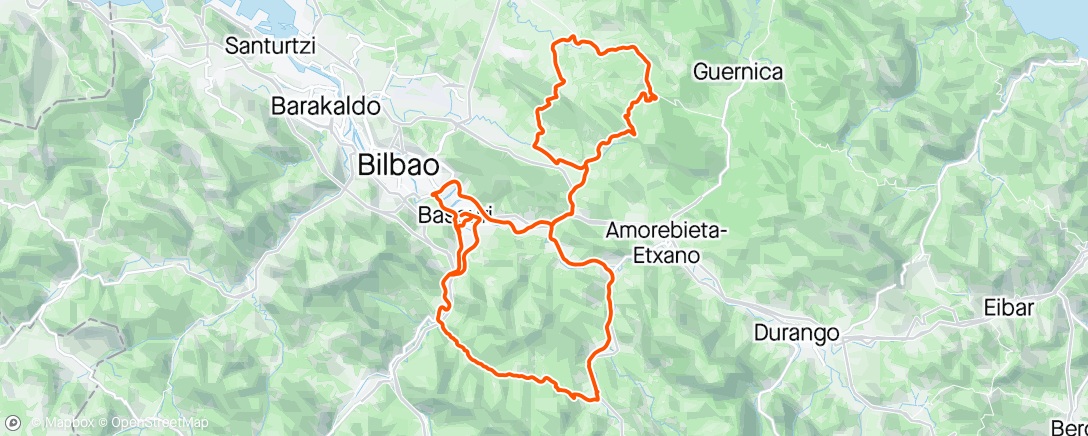 Map of the activity, Itzulia stage 2