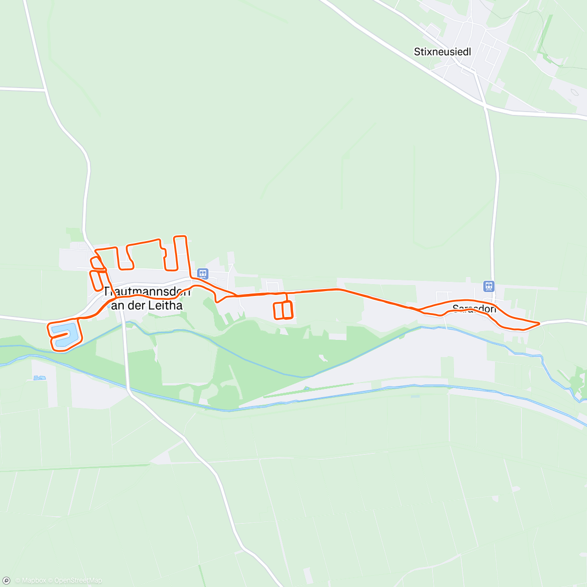 Mapa de la actividad (ortsrunde)