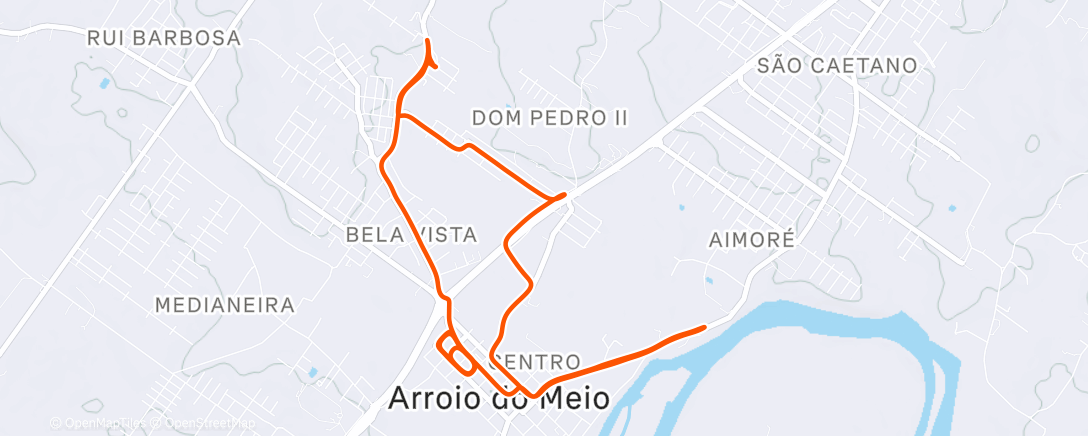 Карта физической активности (Corrida matinal)