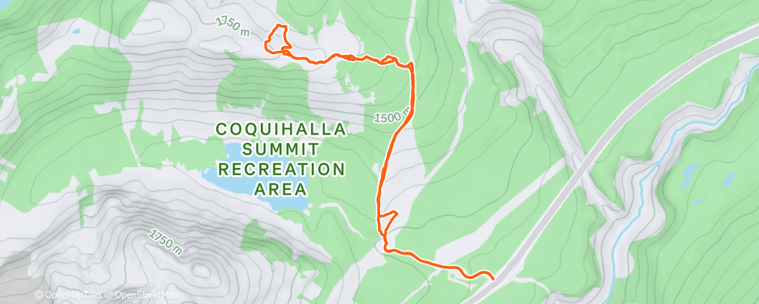 Карта физической активности (Zoa Ridge … First real backcountry day 😃)