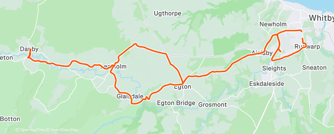 Карта физической активности (Morning Ride)