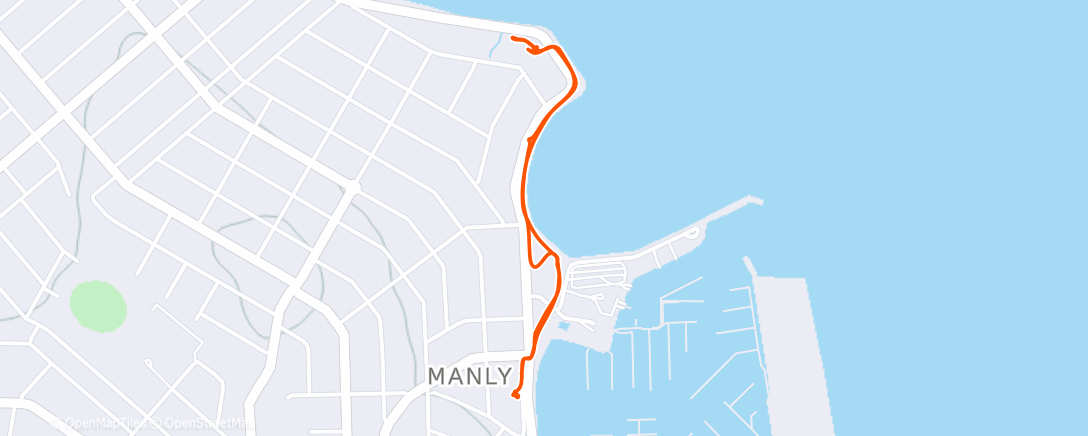 Map of the activity, Afternoon Ride