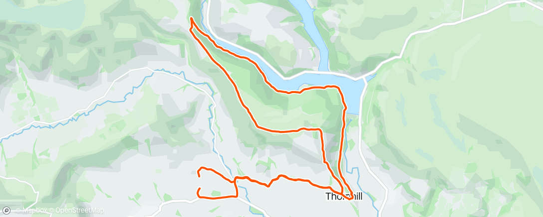 活动地图，Ladybower Trail Half Marathon ⛰️🏃‍♀️