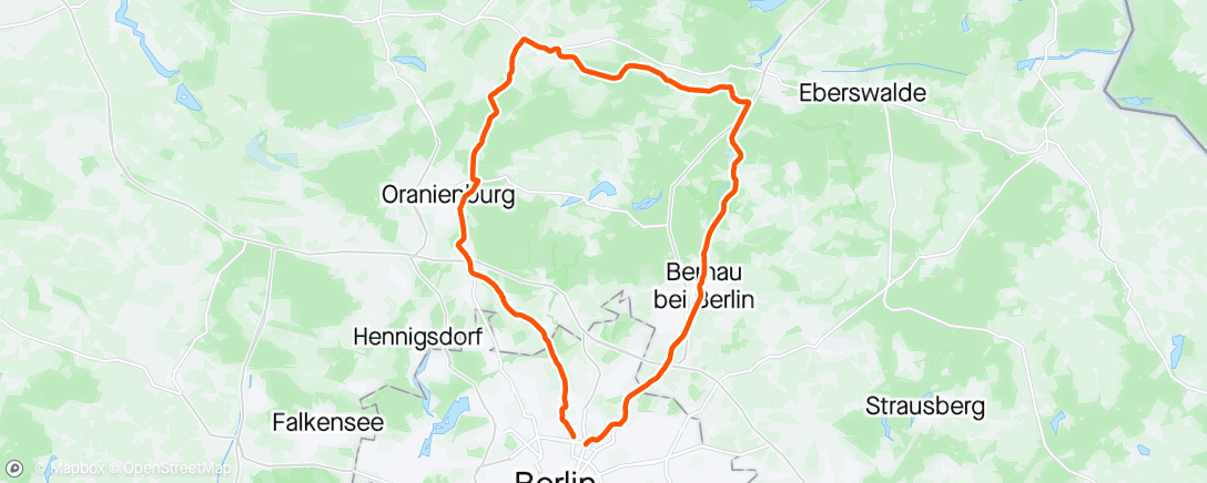 Mapa de la actividad, Radwandern im Norden 🐝