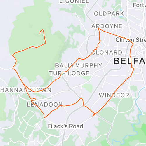 Divis Express | 32.1 km Road Cycling Route on Strava