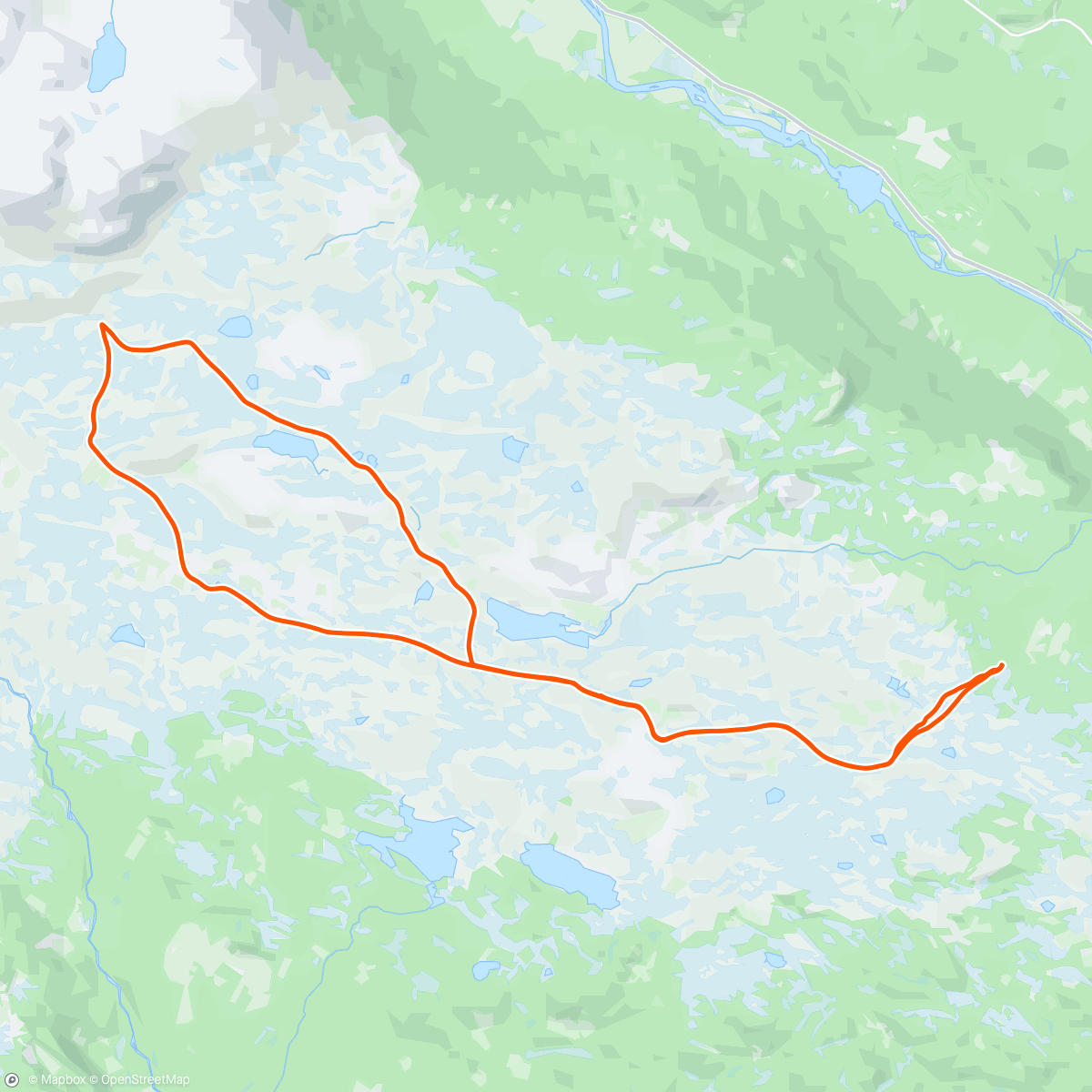 Mappa dell'attività Morning Nordic Ski