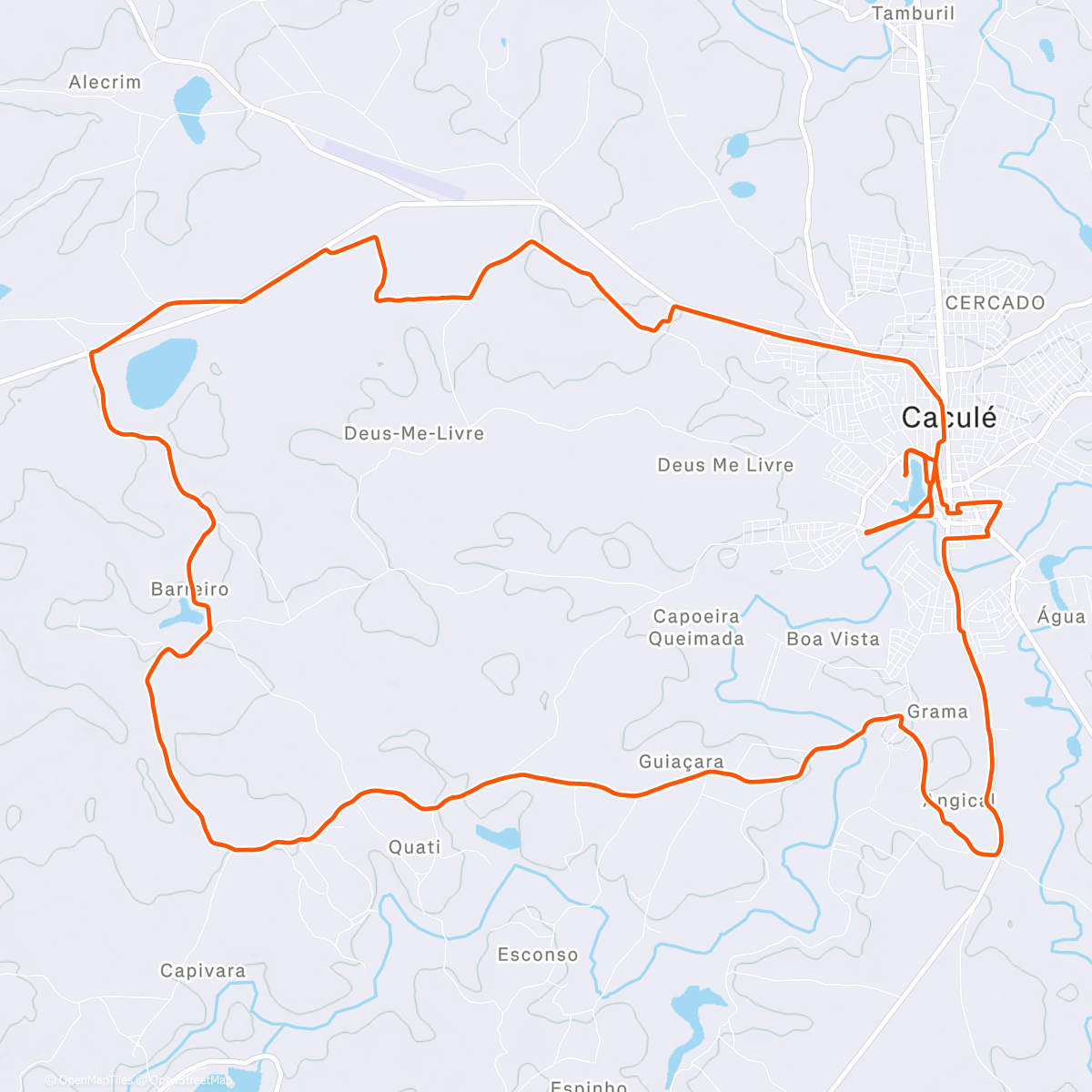 Map of the activity, Pedal do cheiro!!🌵🚴🙏