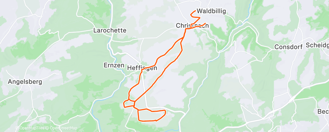 Map of the activity, Mtb-Fahrt am Nachmittag