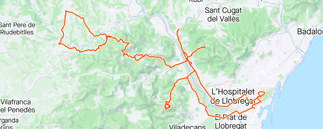 Map of the activity, Trepando con el escudero