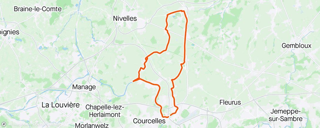 Map of the activity, Veille circuit de Wallonie 🇧🇪