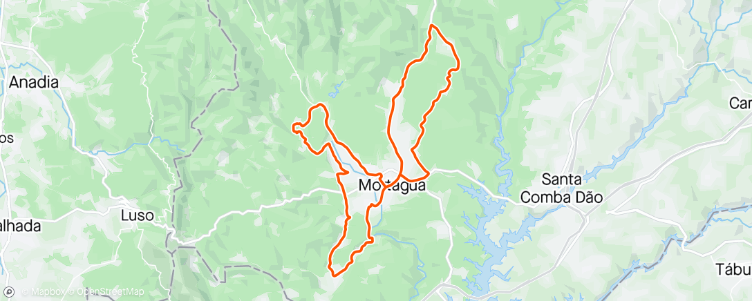 Mapa de la actividad (Volta de bicicleta à hora do almoço)