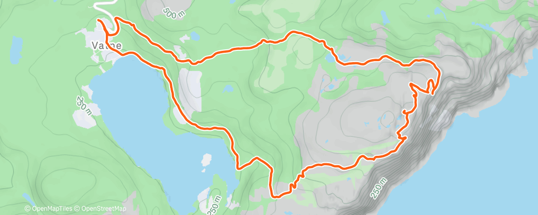 Map of the activity, Pulpit Rock