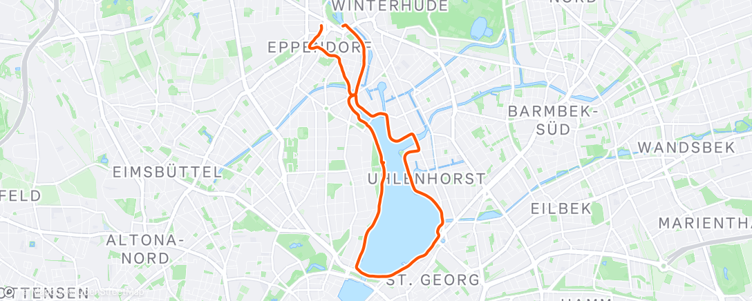 Map of the activity, Runde mit B