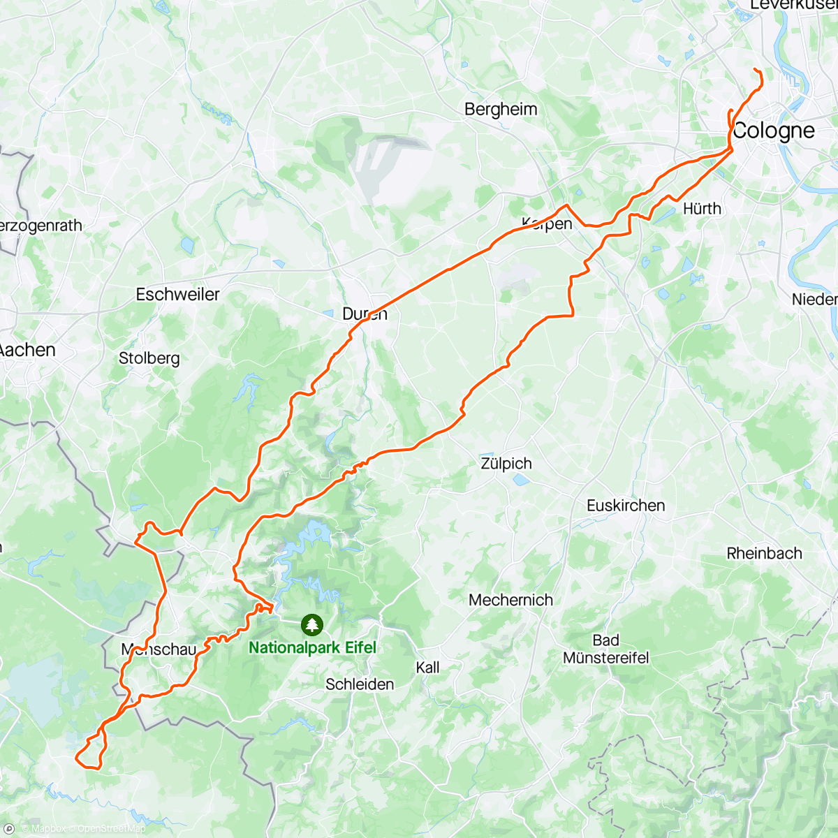 Map of the activity, North Race Westphalia Group Ride #rideFAR