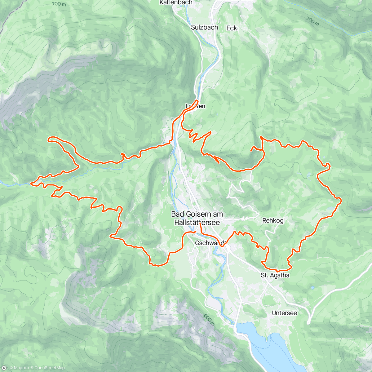 Map of the activity, MTB loop Bad Goisern 🚵‍♀️🌞🥳