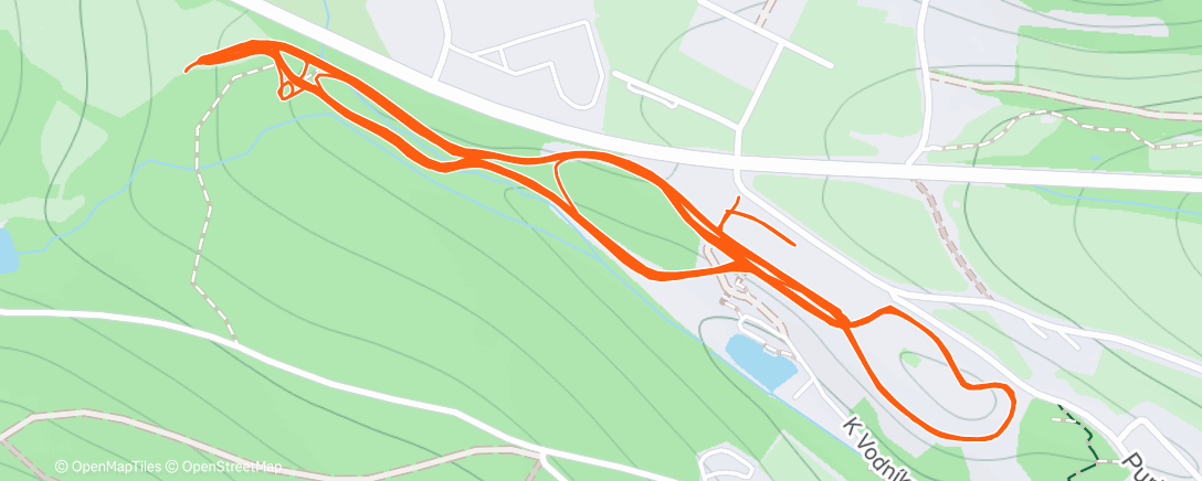 Map of the activity, Morning Nordic Ski