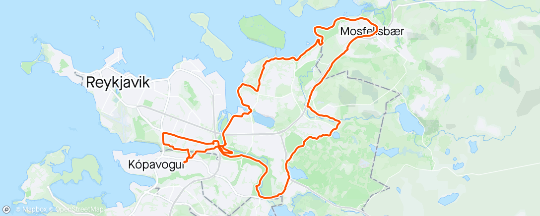 Map of the activity, Með Sleipnisbræðrum