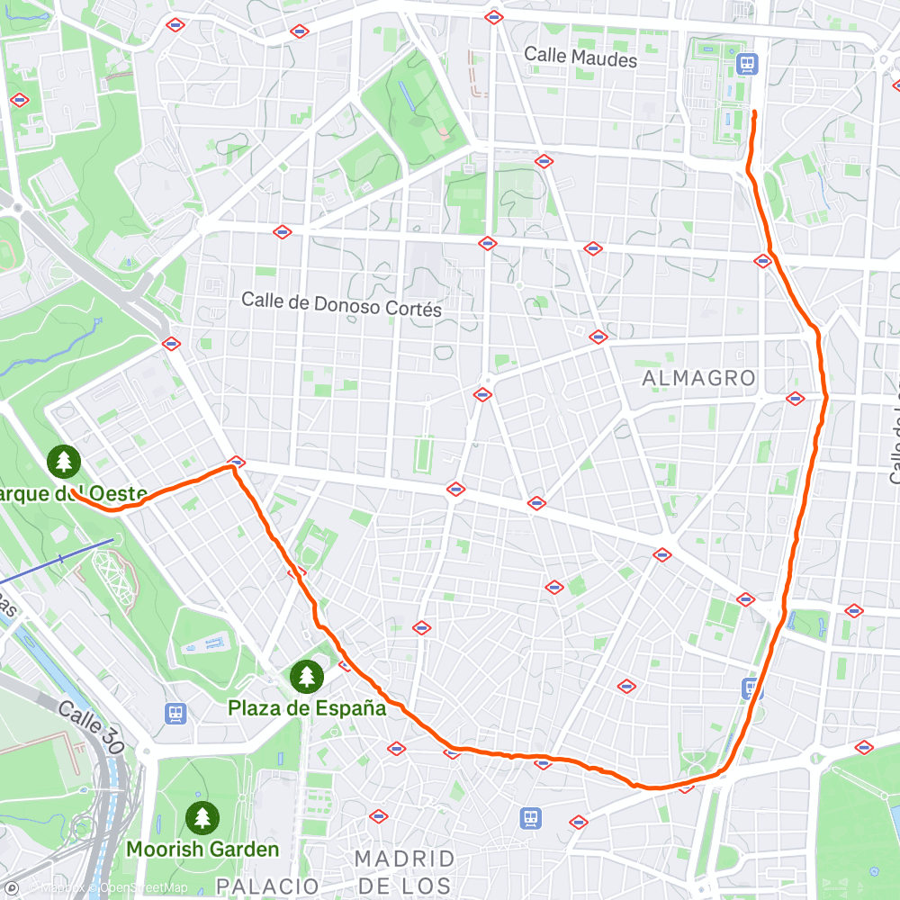 Map of the activity